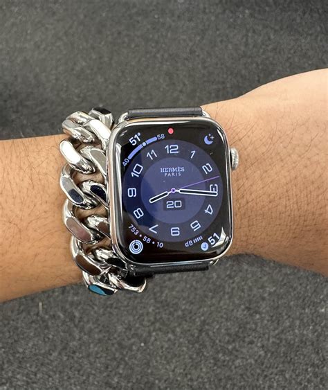 hermes apple watch metal strap|apple watch hermes strap review.